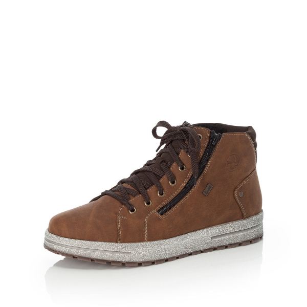 Rieker Synthetic leather Men's boots| 30721 Ankle Boots - Brown | Free Delivery