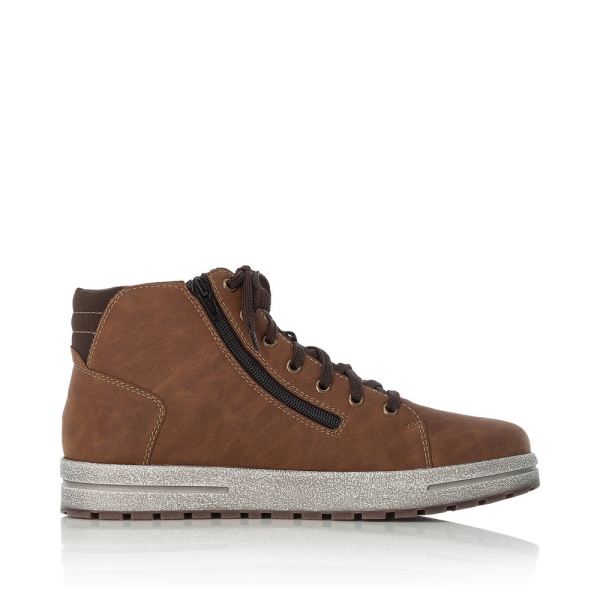 Rieker Synthetic leather Men's boots| 30721 Ankle Boots - Brown | Free Delivery
