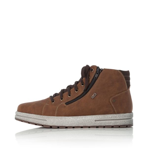 Rieker Synthetic leather Men's boots| 30721 Ankle Boots - Brown | Free Delivery