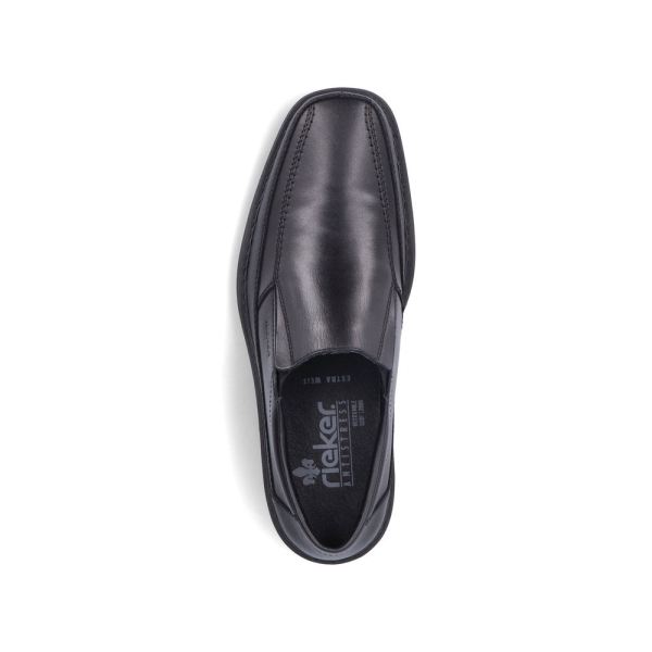 Rieker Men's shoes | Style B0873 Dress Slip-on - Black | Free Delivery