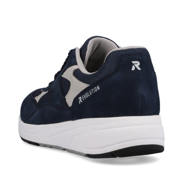 Rieker EVOLUTION Men's shoes | Style 07000 Athletic Lace-up - Blue | Free Delivery