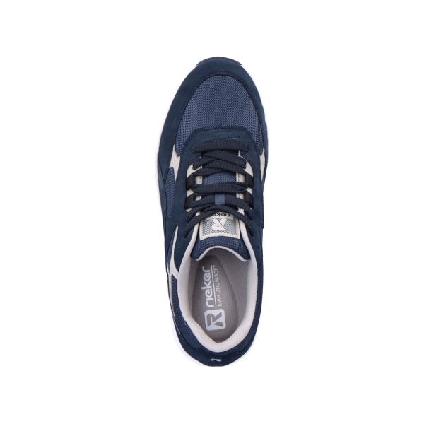 Rieker EVOLUTION Men's shoes | Style 07000 Athletic Lace-up - Blue | Free Delivery