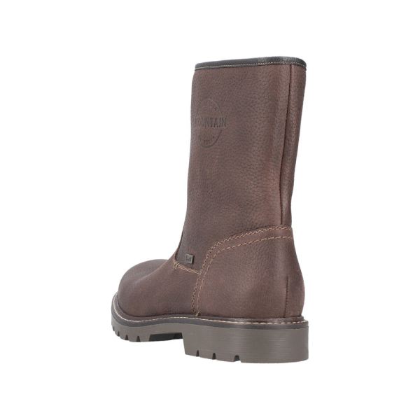 Rieker Leather Men's Boots | 39870-00 Ankle Boots Fiber Grip - Dark Brown | Free Delivery