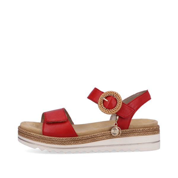 Remonte Women's sandals | Style D0Q52 Casual Sandal - Red | Free Delivery