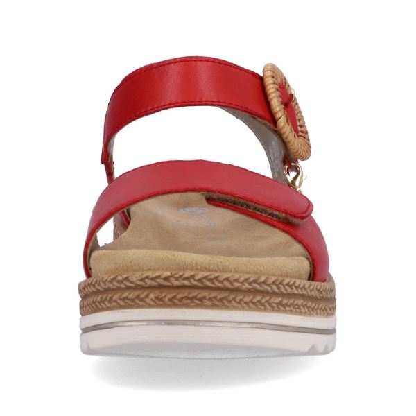 Remonte Women's sandals | Style D0Q52 Casual Sandal - Red | Free Delivery