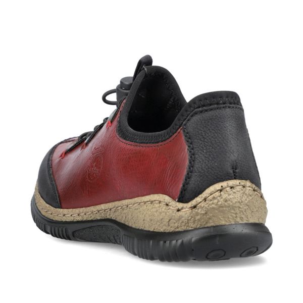 Rieker Synthetic Material Women's shoes| N3271-68 - Red Combination | Free Delivery