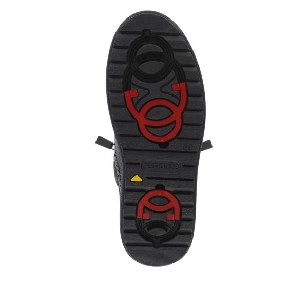 Remonte Leather Women's Mid Height Boots| D0U71 Mid-height BootsFlip Grip - Black | Free Delivery