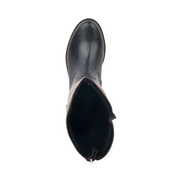Remonte Leather Women's' Tall Boots| R6581 Tall Boots - Black Combination | Free Delivery