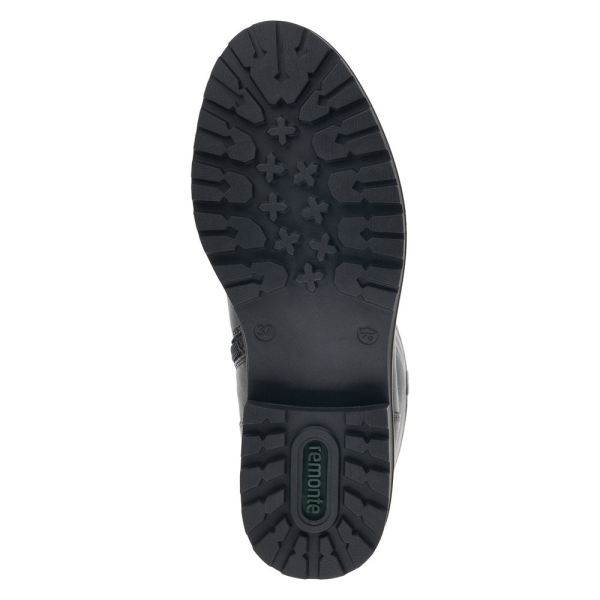 Remonte Leather Women's' Tall Boots| R6581 Tall Boots - Black Combination | Free Delivery