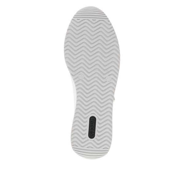 Remonte Women's shoes | Style D0H11 Athletic Lace-up with zip - White | Free Delivery