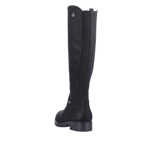 Rieker Synthetic Material Women's' Tall Boots| 78554 Tall Boots - Black | Free Delivery