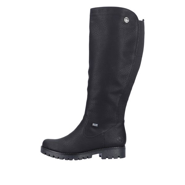 Rieker Synthetic Material Women's' Tall Boots| 78554 Tall Boots - Black | Free Delivery