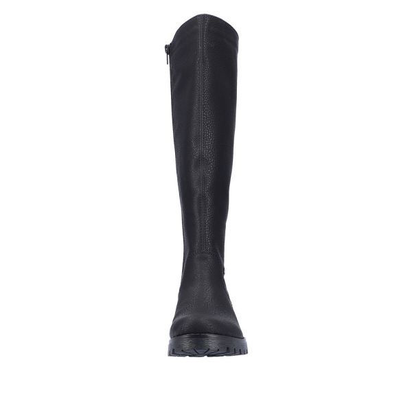 Rieker Synthetic Material Women's' Tall Boots| 78554 Tall Boots - Black | Free Delivery