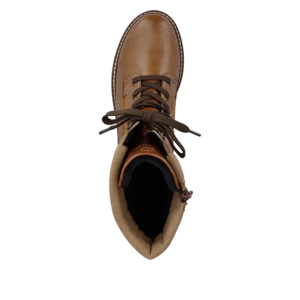 Remonte Leather Women's' Tall Boots| D0B76-24 Tall BootsFiber Grip - Brown Combination | Free Delivery