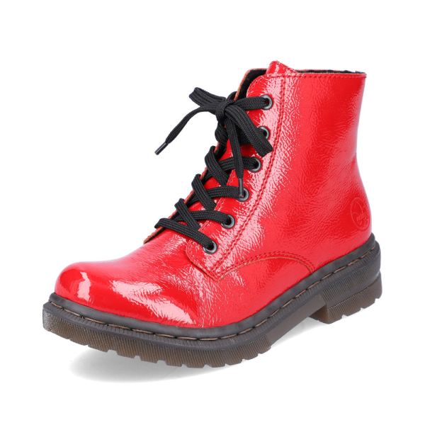Rieker Synthetic leather Women's short boots | 78240 Ankle Boots - Red | Free Delivery