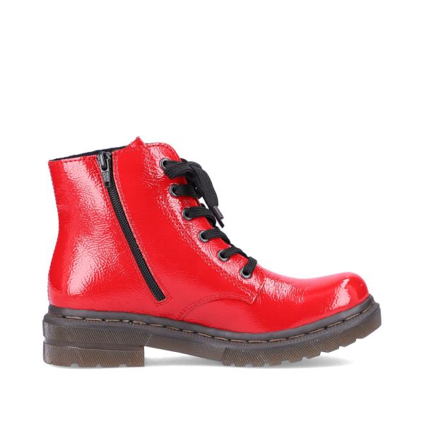 Rieker Synthetic leather Women's short boots | 78240 Ankle Boots - Red | Free Delivery