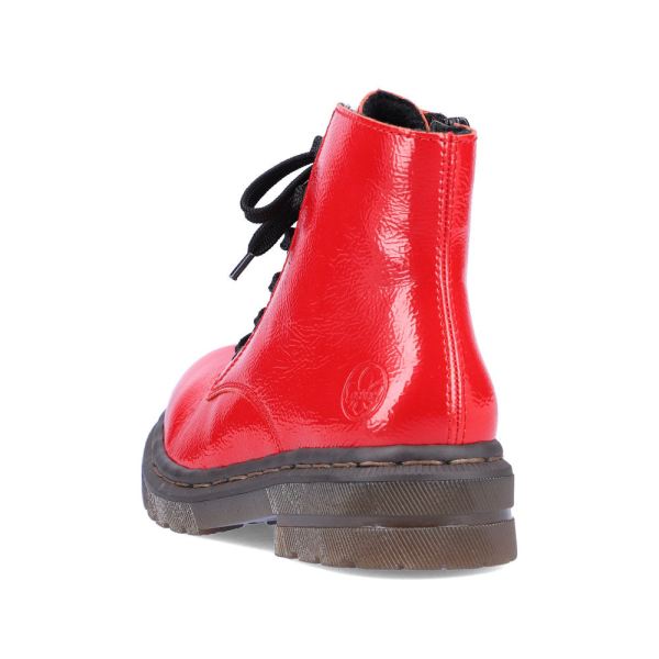 Rieker Synthetic leather Women's short boots | 78240 Ankle Boots - Red | Free Delivery