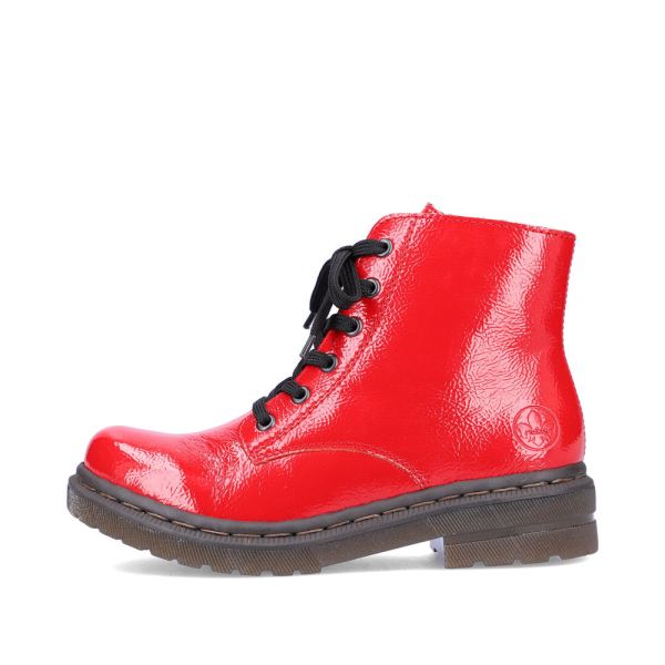 Rieker Synthetic leather Women's short boots | 78240 Ankle Boots - Red | Free Delivery