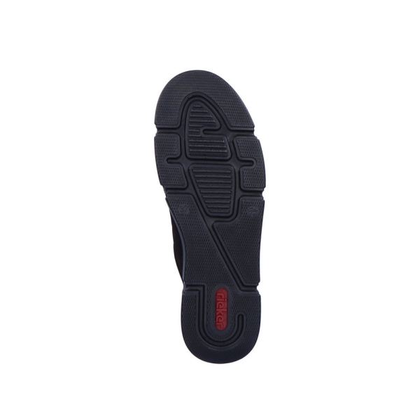 Rieker Women's shoes | Style N5932 Athletic Lace-up with zip - Black | Free Delivery