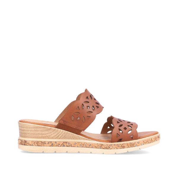 Remonte Women's sandals | Style D3065 Casual Mule - Brown | Free Delivery