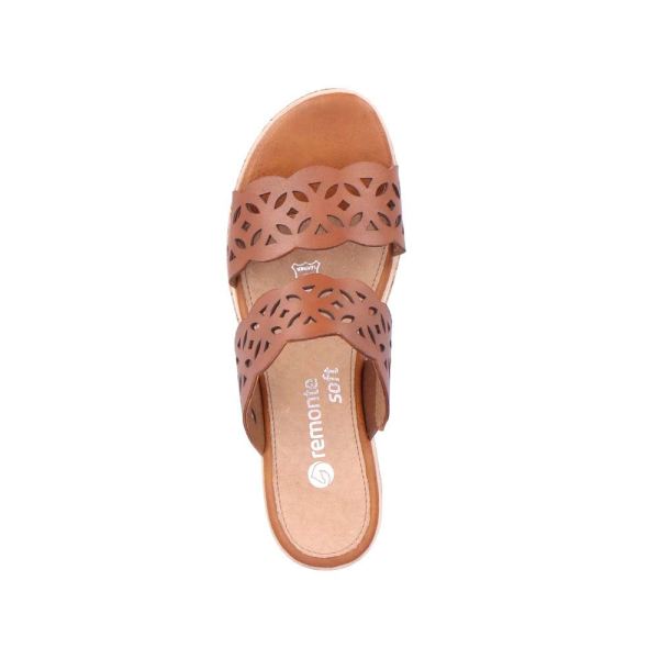 Remonte Women's sandals | Style D3065 Casual Mule - Brown | Free Delivery