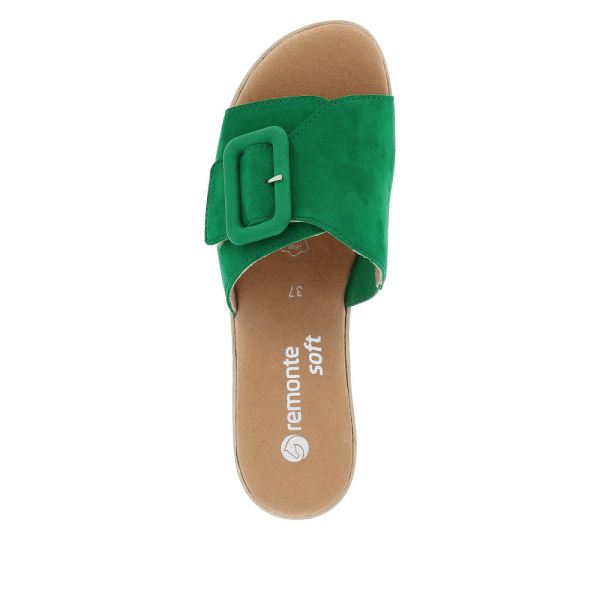 Remonte Women's sandals | Style D0N56 Dress Mule - Green | Free Delivery