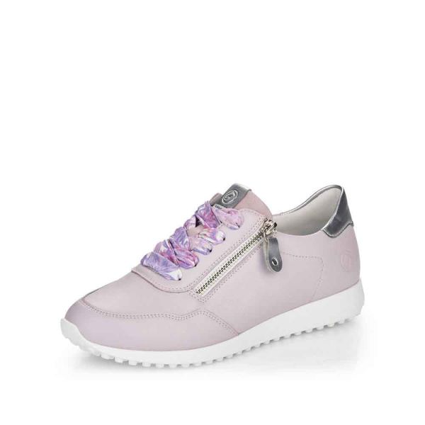 Remonte Women's shoes | Style D3101 Casual Lace-up with zip - Pink | Free Delivery