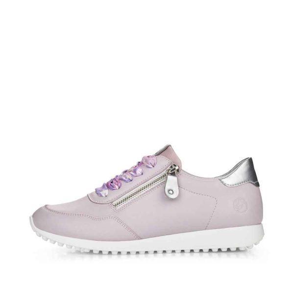 Remonte Women's shoes | Style D3101 Casual Lace-up with zip - Pink | Free Delivery