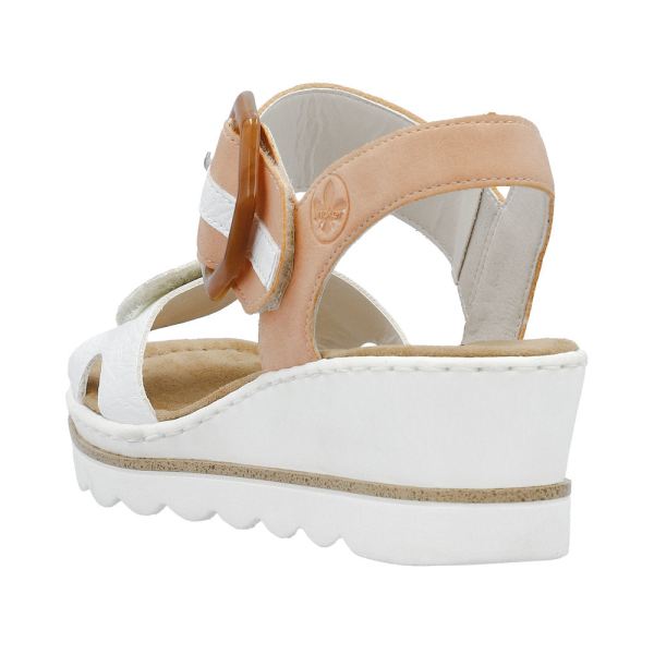 Rieker Women's sandals | Style 67476 Dress Sandal - Orange | Free Delivery