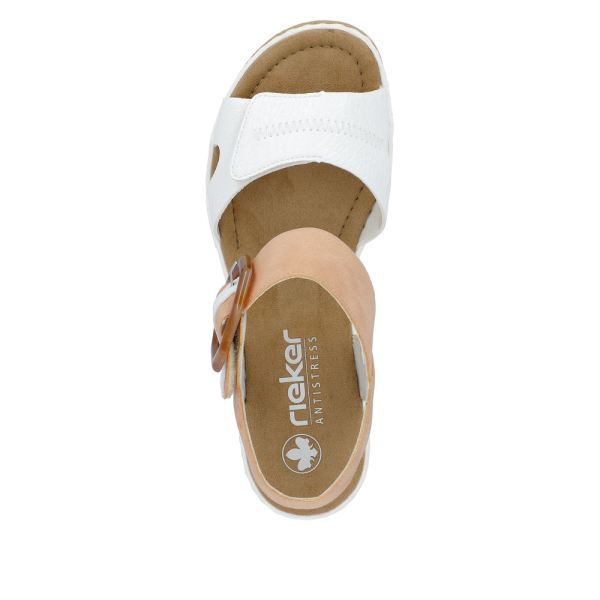 Rieker Women's sandals | Style 67476 Dress Sandal - Orange | Free Delivery