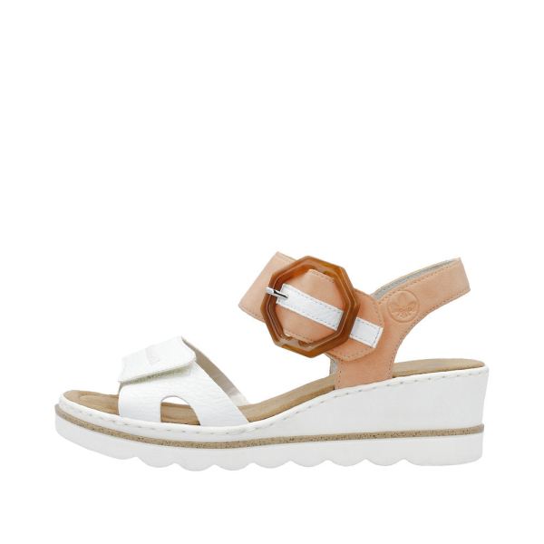 Rieker Women's sandals | Style 67476 Dress Sandal - Orange | Free Delivery