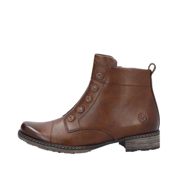 Remonte Leather Women's mid height boots| D4392 Mid-height Boots - Brown | Free Delivery