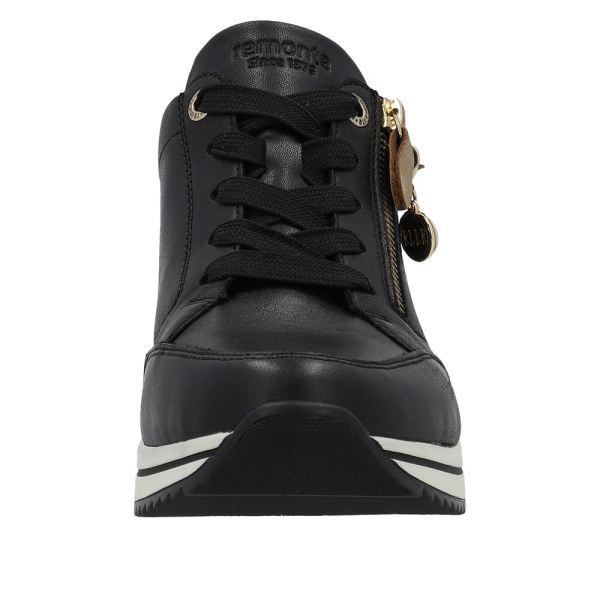 Remonte Leather Women's shoes| D0T03 - Black Combination | Free Delivery