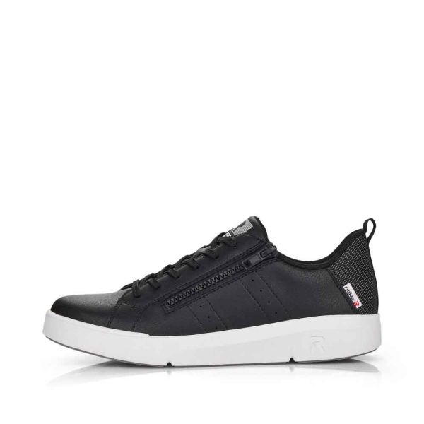 Rieker EVOLUTION Women's shoes | Style 41906 Athletic Lace-up with zip - Black | Free Delivery