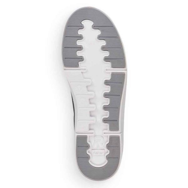 Rieker EVOLUTION Women's shoes | Style 41906 Athletic Lace-up with zip - Black | Free Delivery