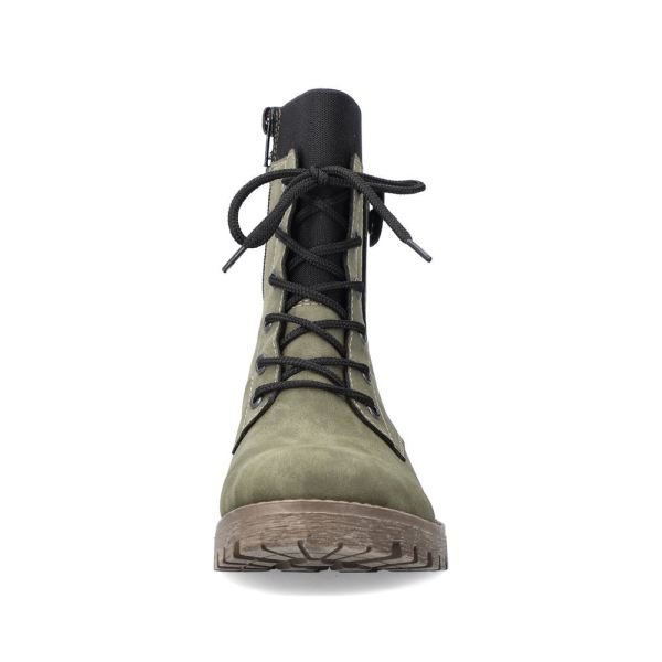 Rieker Synthetic leather Women's Mid height boots| 78540 Mid-height Boots - Green | Free Delivery