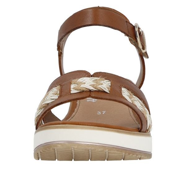 Remonte Women's sandals | Style D6461 Dress Sandal - Brown Combination | Free Delivery