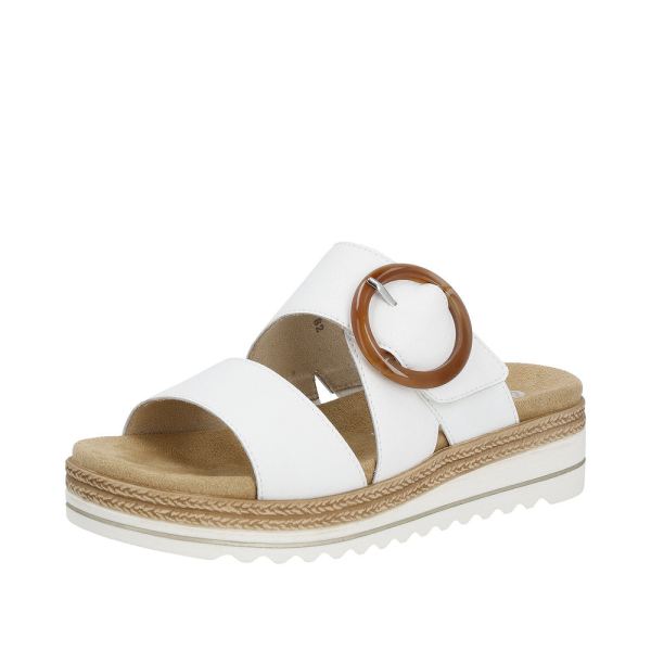 Remonte Women's sandals | Style D0Q51 Casual Mule - White | Free Delivery