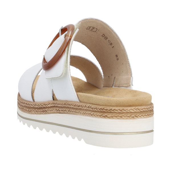 Remonte Women's sandals | Style D0Q51 Casual Mule - White | Free Delivery