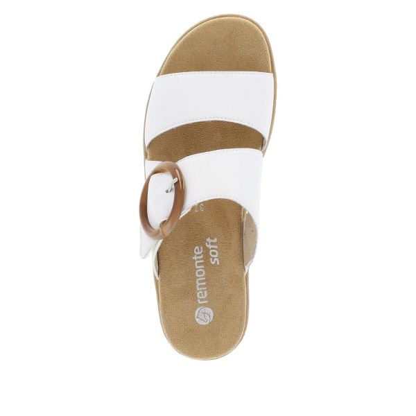 Remonte Women's sandals | Style D0Q51 Casual Mule - White | Free Delivery