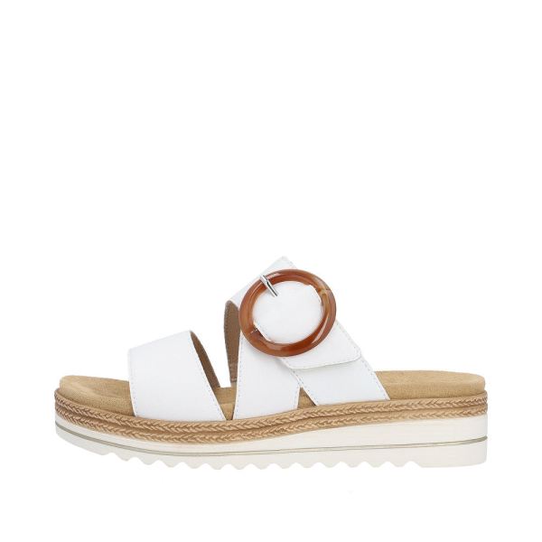 Remonte Women's sandals | Style D0Q51 Casual Mule - White | Free Delivery