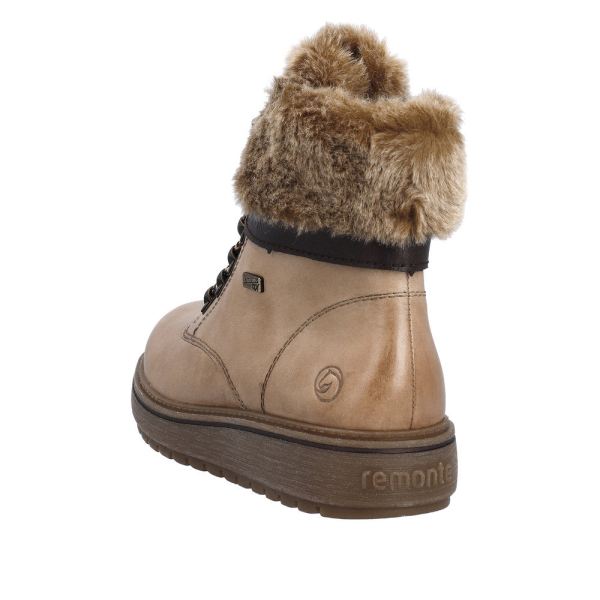 Remonte Leather Women's Mid Height Boots| D0U70 Mid-height BootsFlip Grip - Brown | Free Delivery
