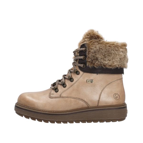 Remonte Leather Women's Mid Height Boots| D0U70 Mid-height BootsFlip Grip - Brown | Free Delivery
