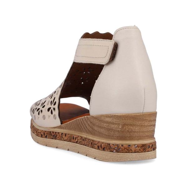 Remonte Women's sandals | Style D3056 Casual Sandal - Beige | Free Delivery