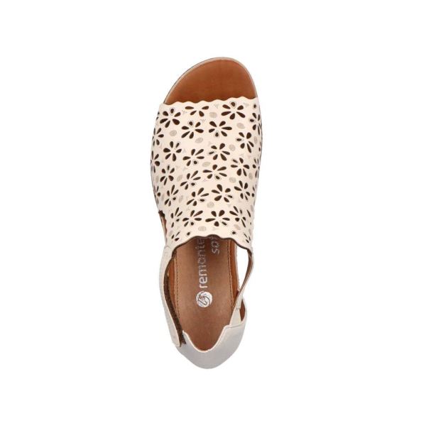 Remonte Women's sandals | Style D3056 Casual Sandal - Beige | Free Delivery