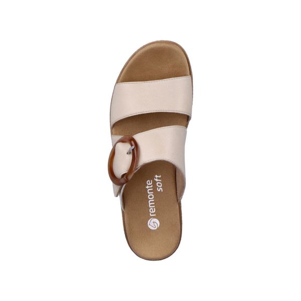 Remonte Women's sandals | Style D0Q51 Casual Mule - White Combination | Free Delivery