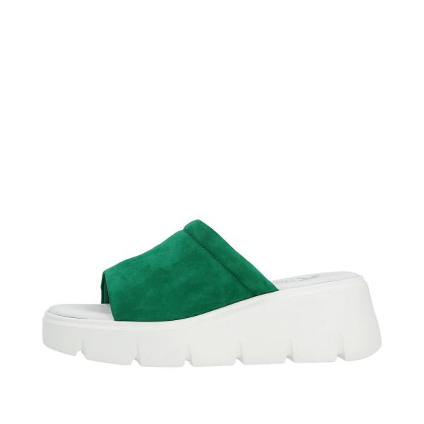 Rieker EVOLUTION Women's sandals | Style W1551 Casual Mule - Green | Free Delivery