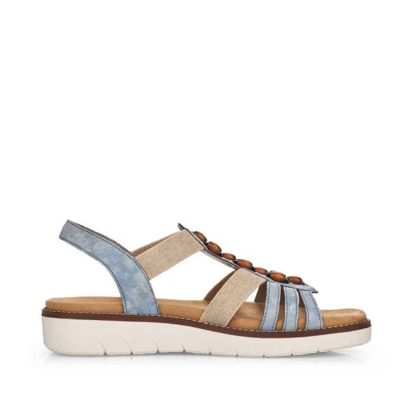 Remonte Women's sandals | Style D2065 Casual Sandal - Blue | Free Delivery
