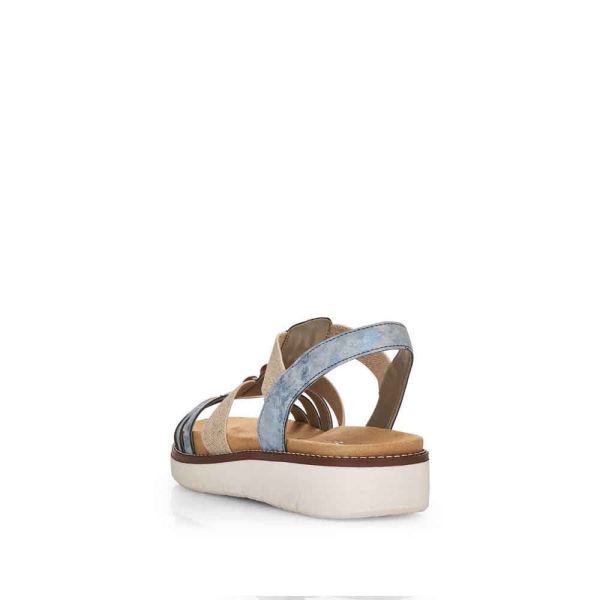 Remonte Women's sandals | Style D2065 Casual Sandal - Blue | Free Delivery