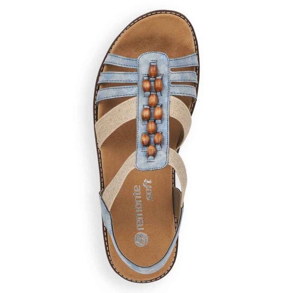 Remonte Women's sandals | Style D2065 Casual Sandal - Blue | Free Delivery